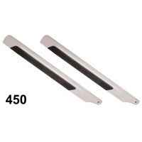 1 Paar CFK Carbon Rotorblätter weiß 325mm Tarot T-Rex 450